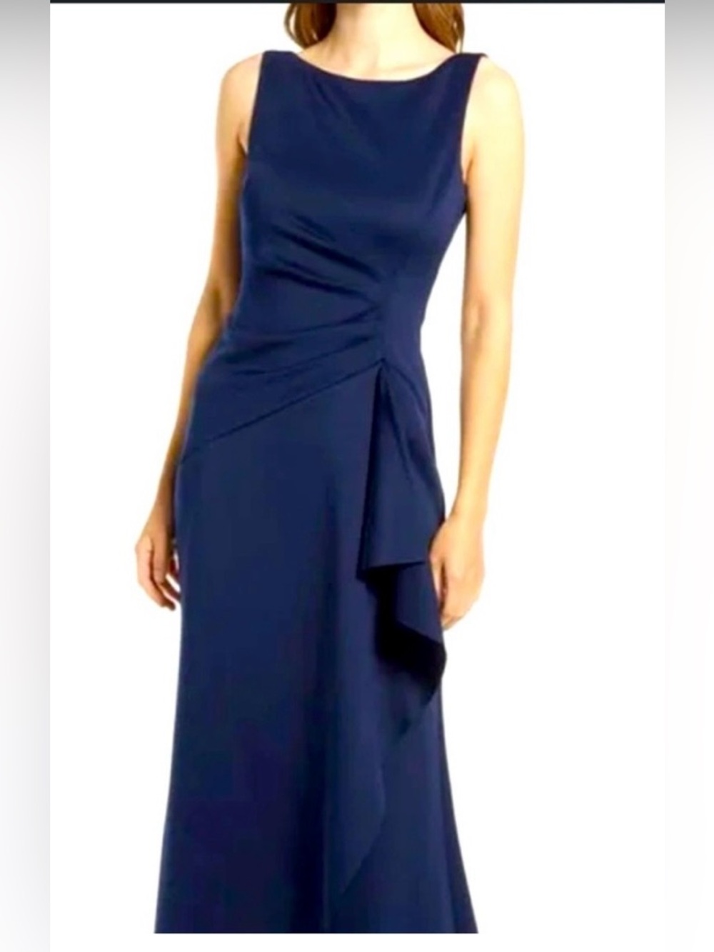Eliza J Navy Asymmetrical Dress